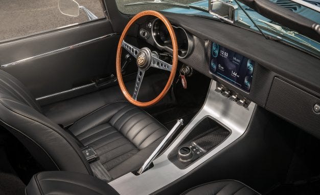 jaguar classic electrifies a 1968 e type roadster news cooling system hoses jaguar forums